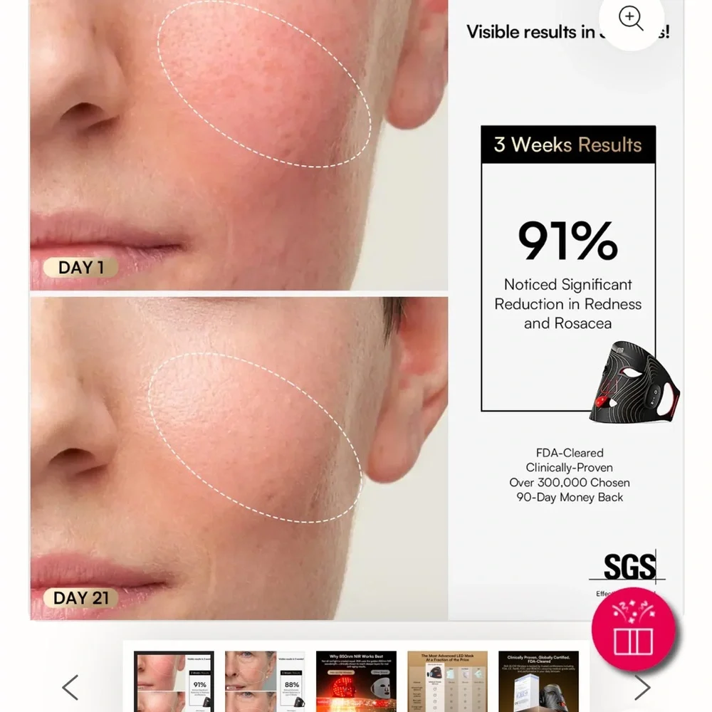Inia LED Therapy Mask - Picture 5 of 5